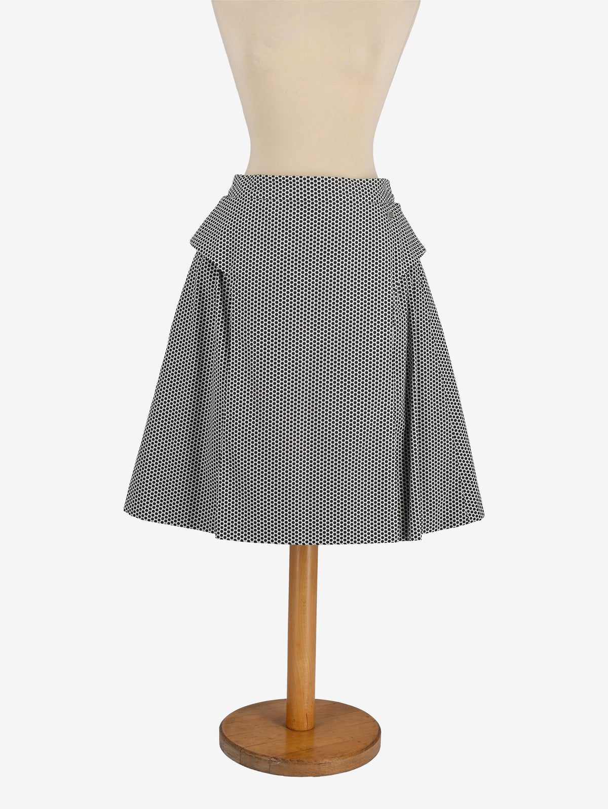 Chanel Polka Dot Midi Skirt