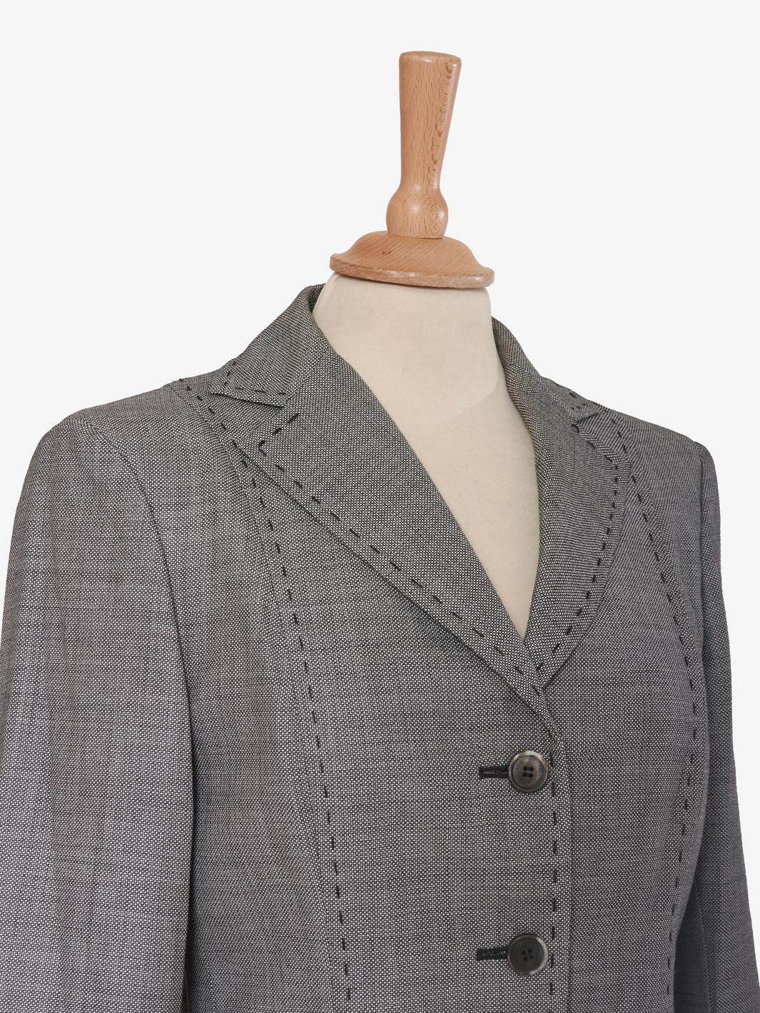 Loro Piana Grey Wool Blazer