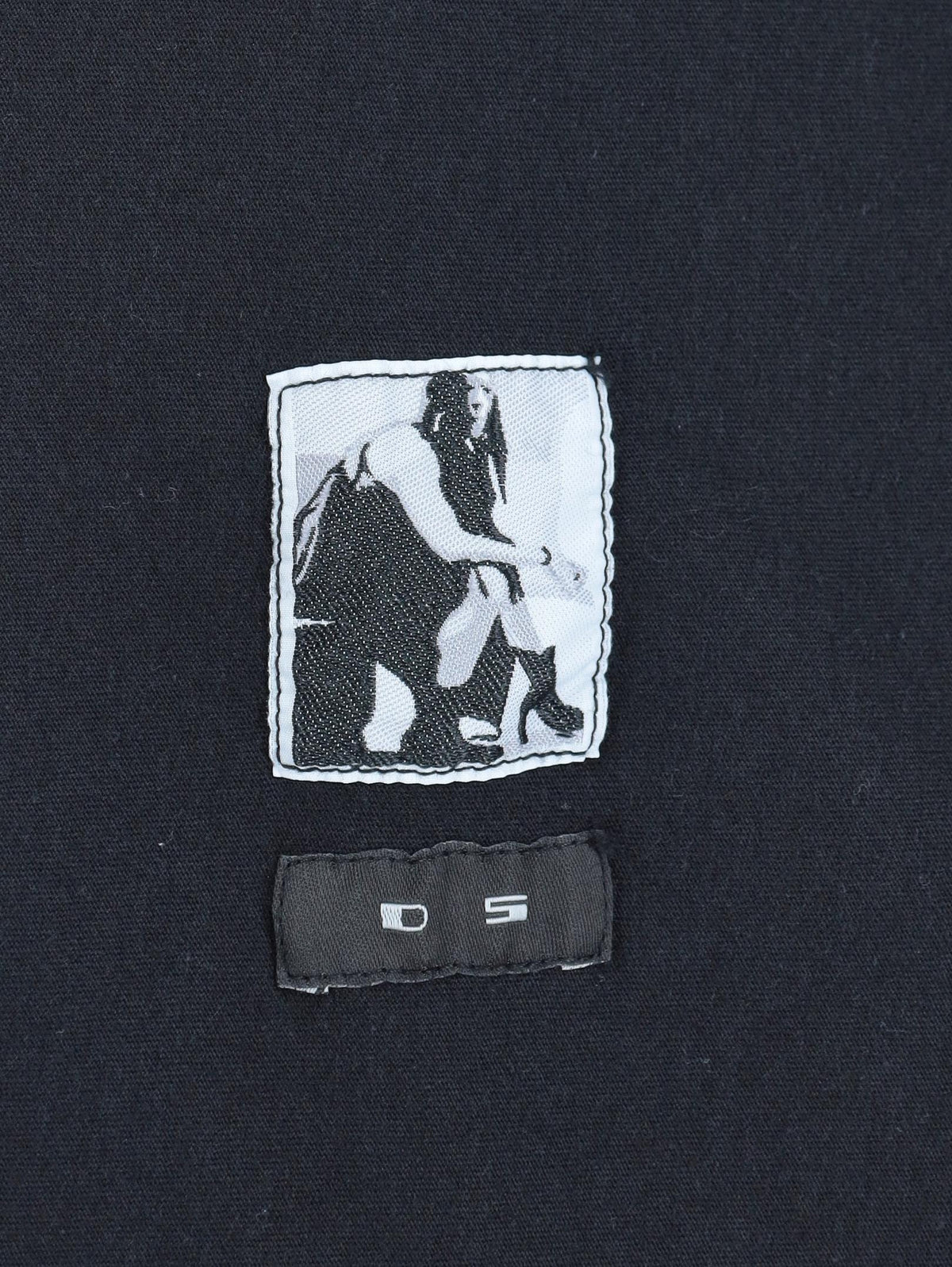 Rick Owens DRKSHDW One Shoulder Asymmetrical Dress in Black Cotton RM300625.56  Drkshdw - Rick Ownes 