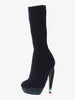 Jil Sander boot with black sock stretch fabric upper W300822.3  Jil Sander 