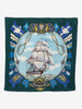 Vintage Pirate Ship Print Square Scarf W27526.76  Vintage 