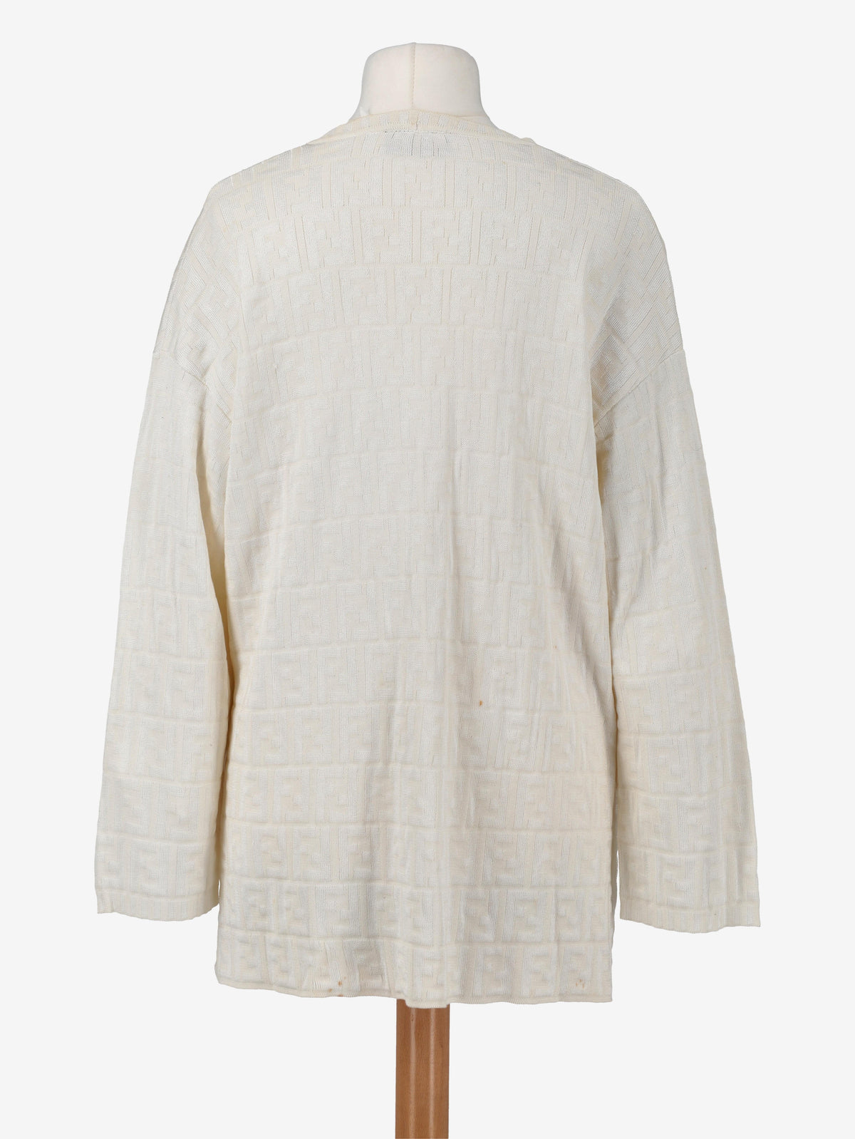 Fendi Knitted Logoed Cardigan