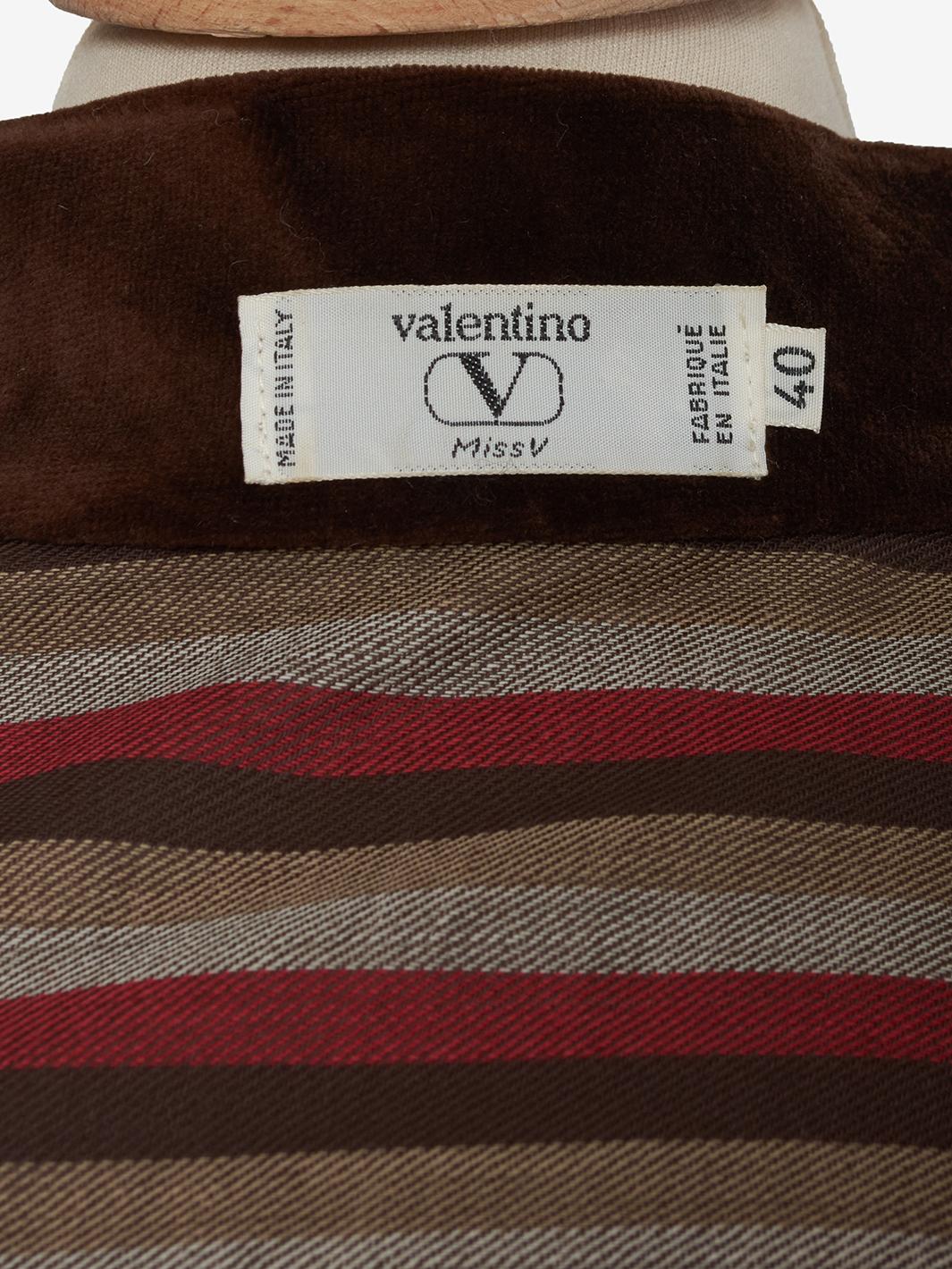 Valentino Striped Midi Dress
