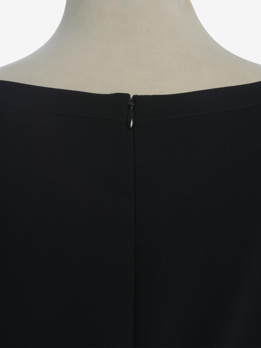 Abito midi oversize blu scuro di Jil Sander
