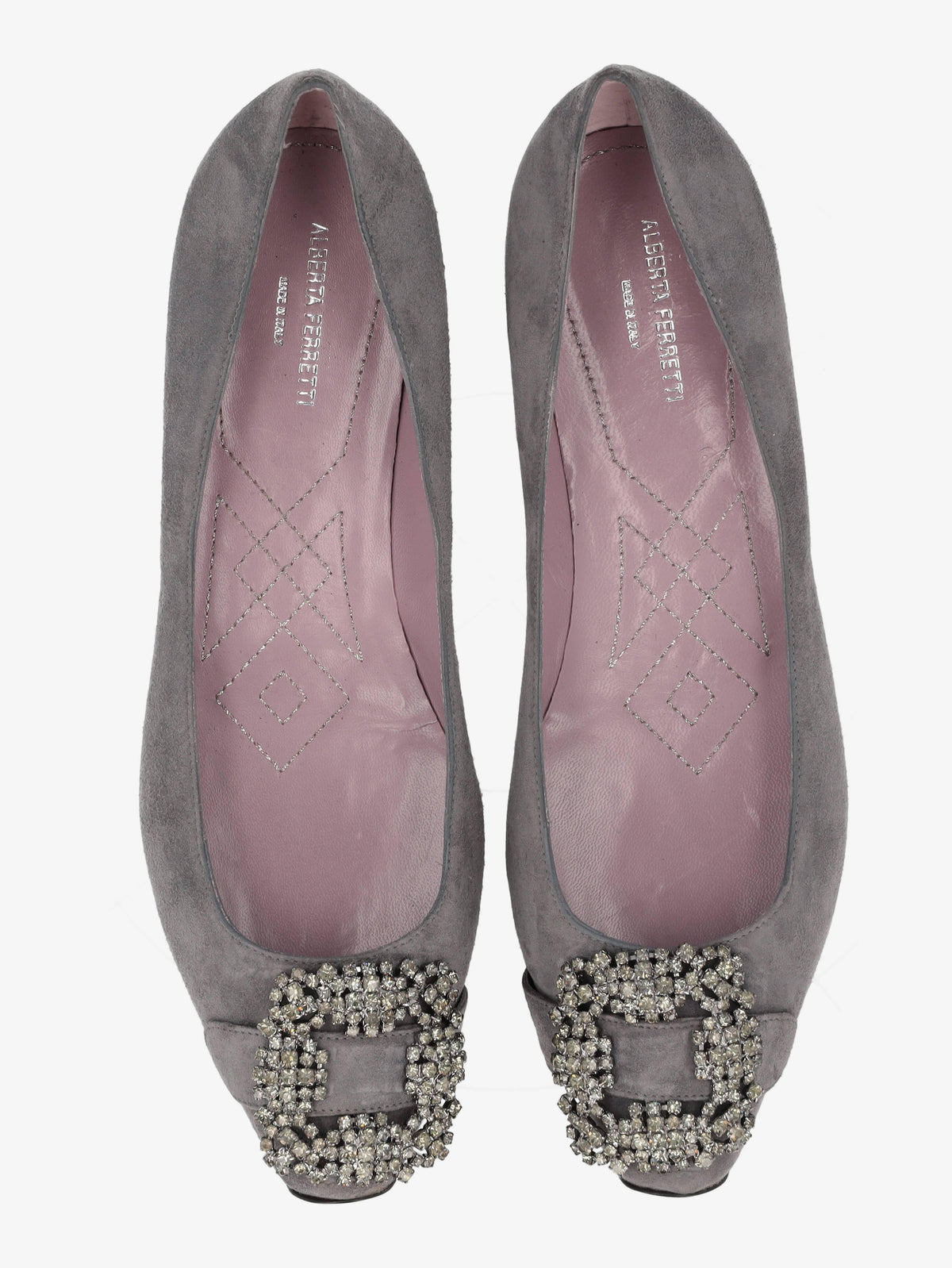 Alberta Ferretti Suede Ballerina WCV2410107  Alberta Ferretti 
