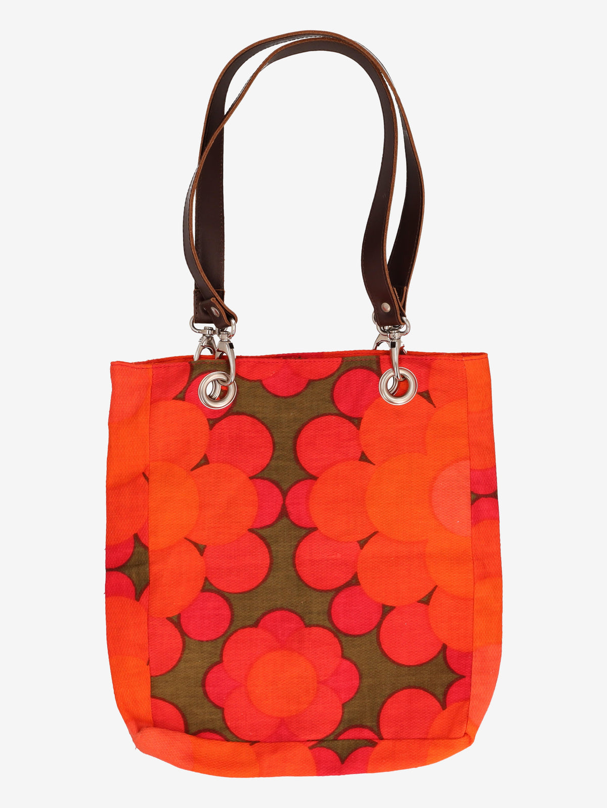 Vintage Flower Pattern Tote Bag WCV241010101.3  Vintage 