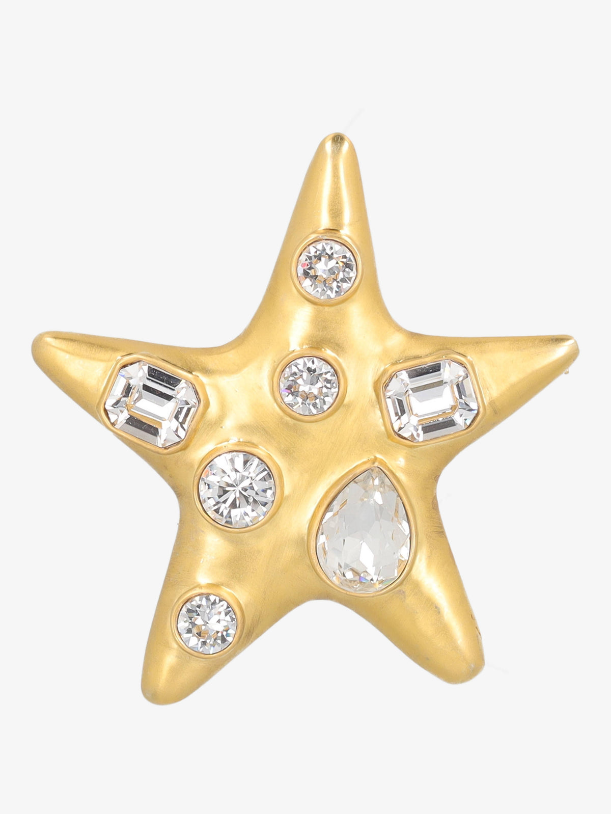 Kenneth Jay Lane Jackie Gold Star Brooch CVR24.1.135  Kenneth Jay Lane 