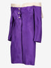 Vintage Off-the-Shoulder Silk Blazer Dress with Pearl Details AR123  Vintage 