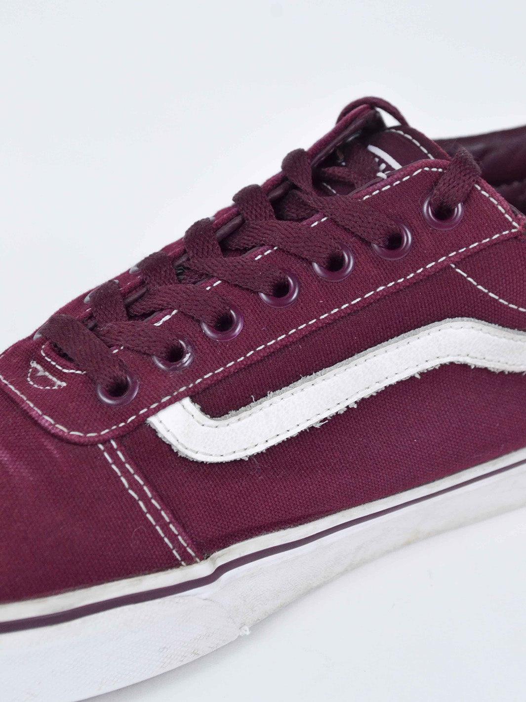 Y2K burgundy suede Vans sneakers W22050618  Vans 