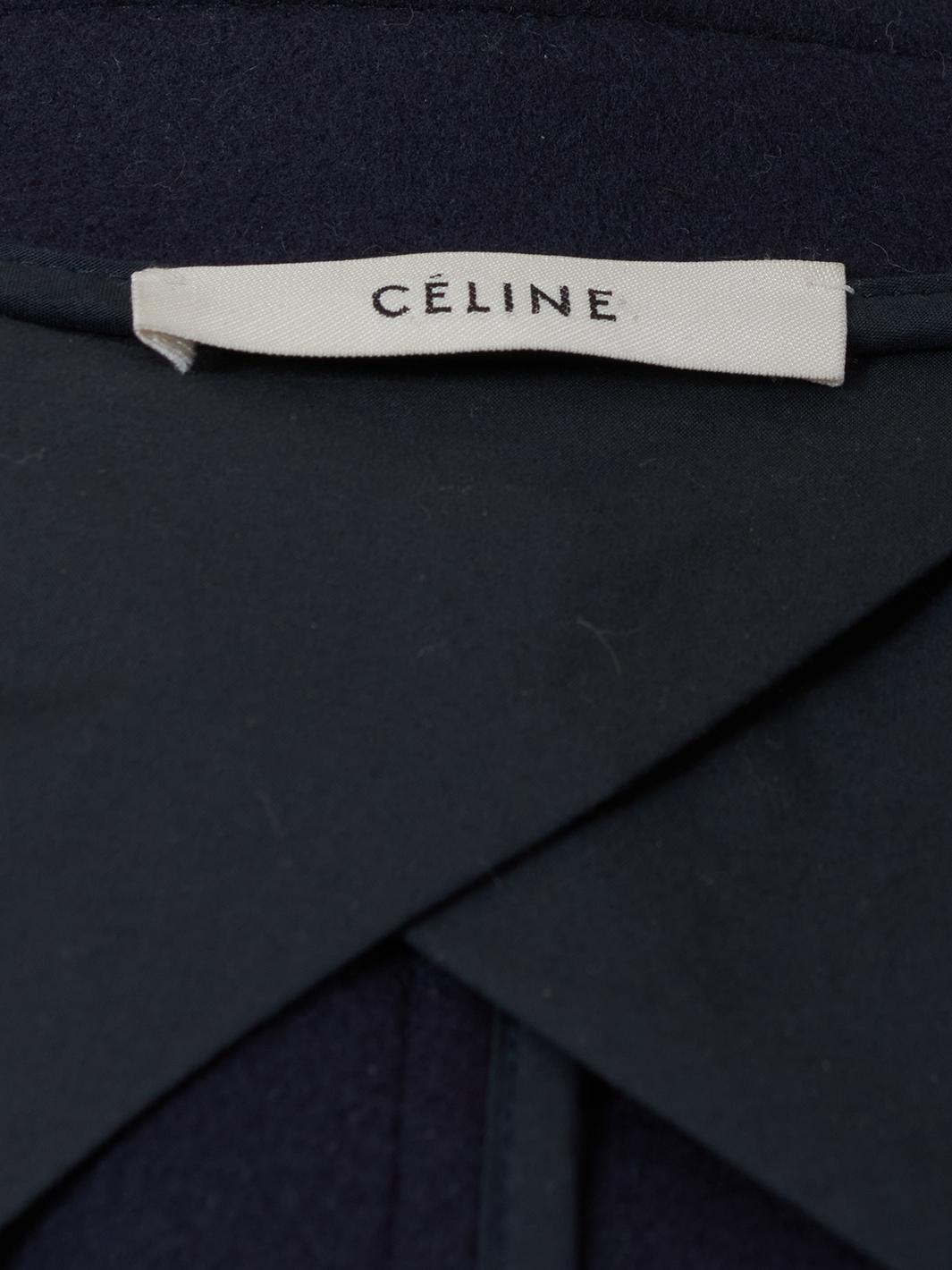 Céline Blue wool coat