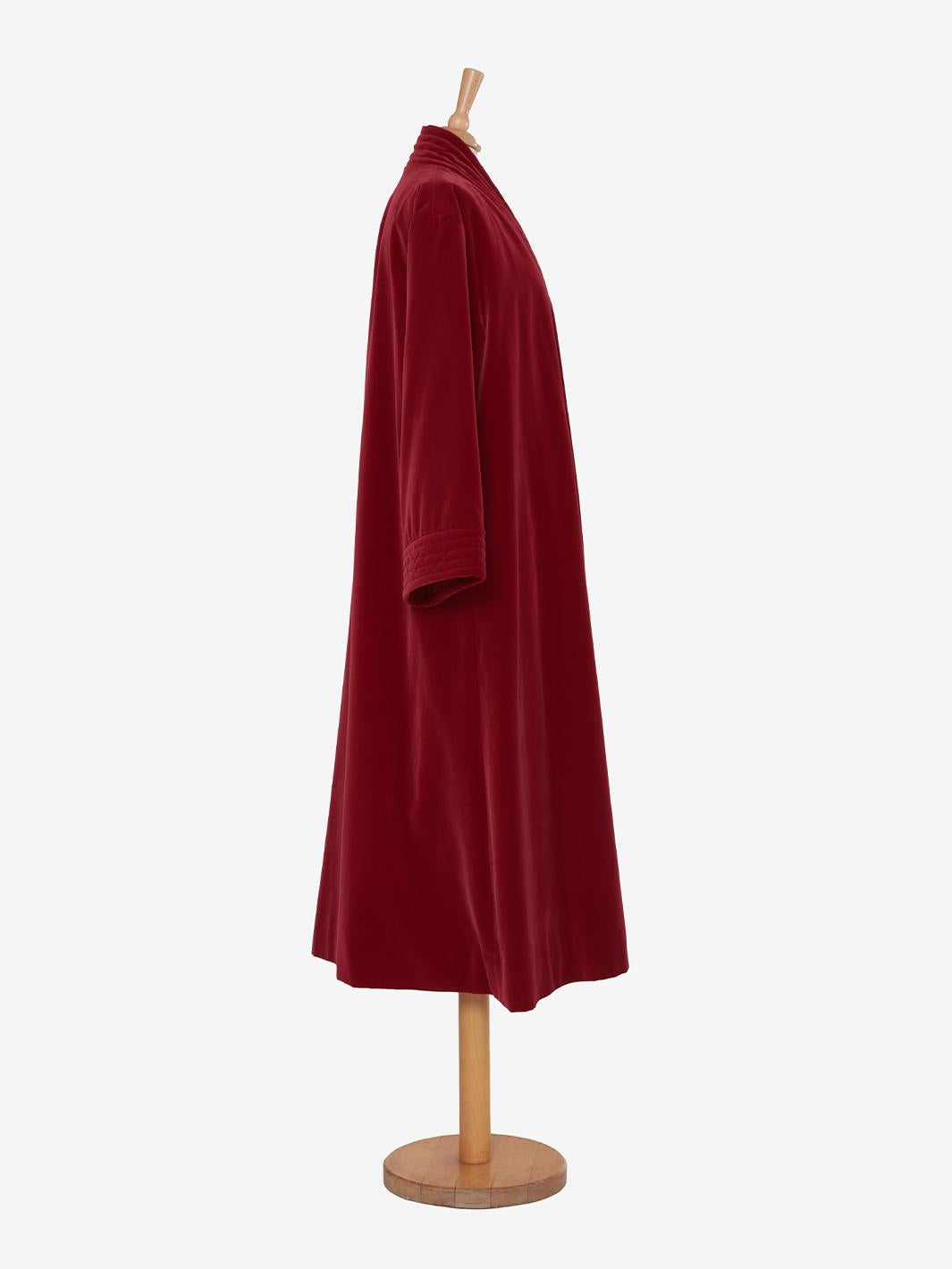 Saint Laurent Dressing gown with quilted neckline - '70s AR011  Saint Laurent 
