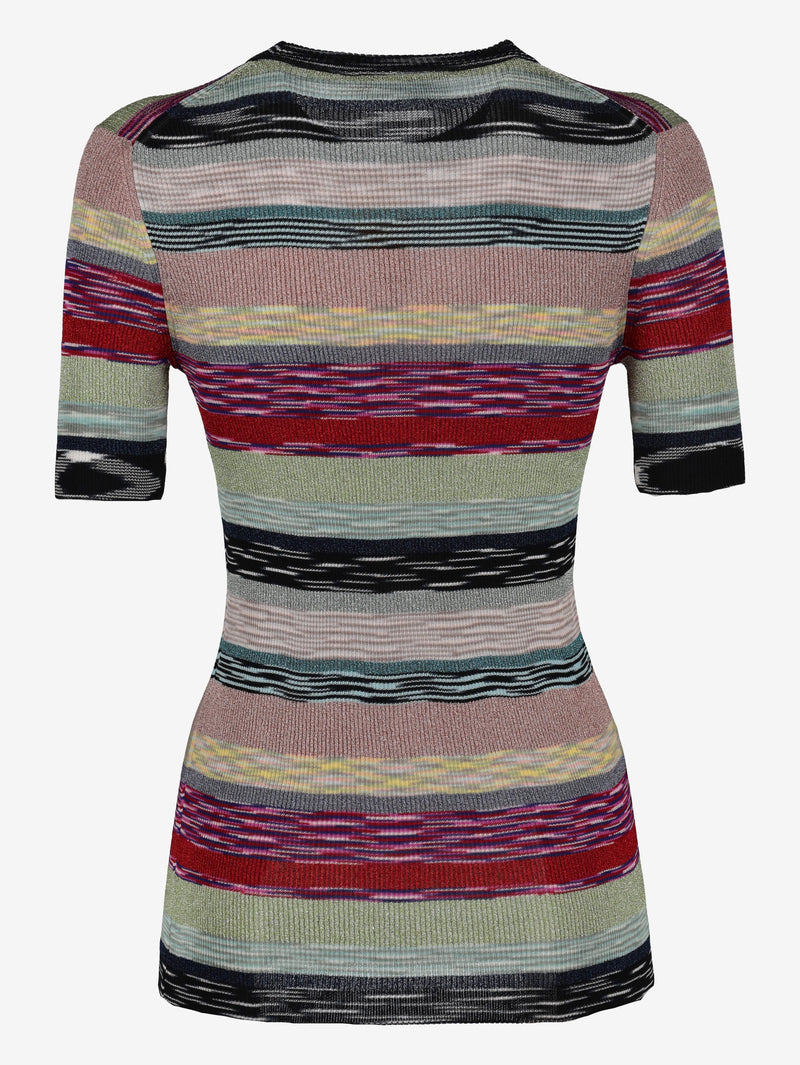 Missoni Knitted T-Shirt with Iconic Pattern W7426.28  Missoni 