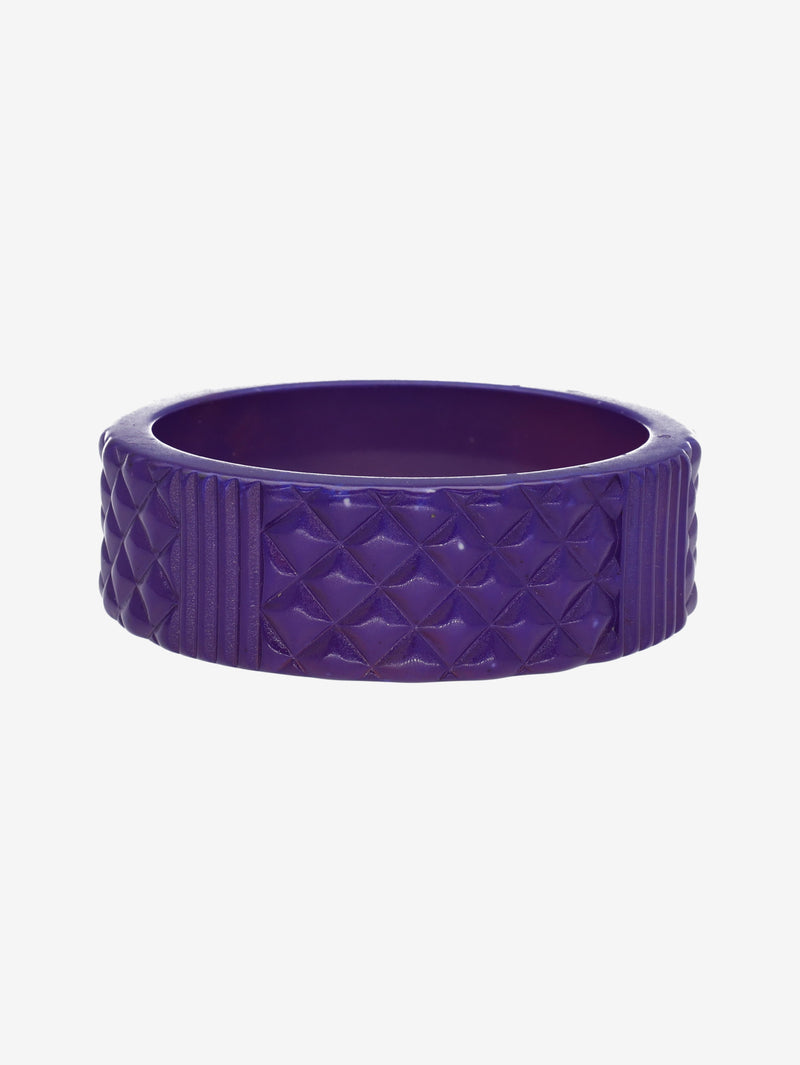 Vintage Violet Plexiglass Bracelet MR031225.65  Vintage 