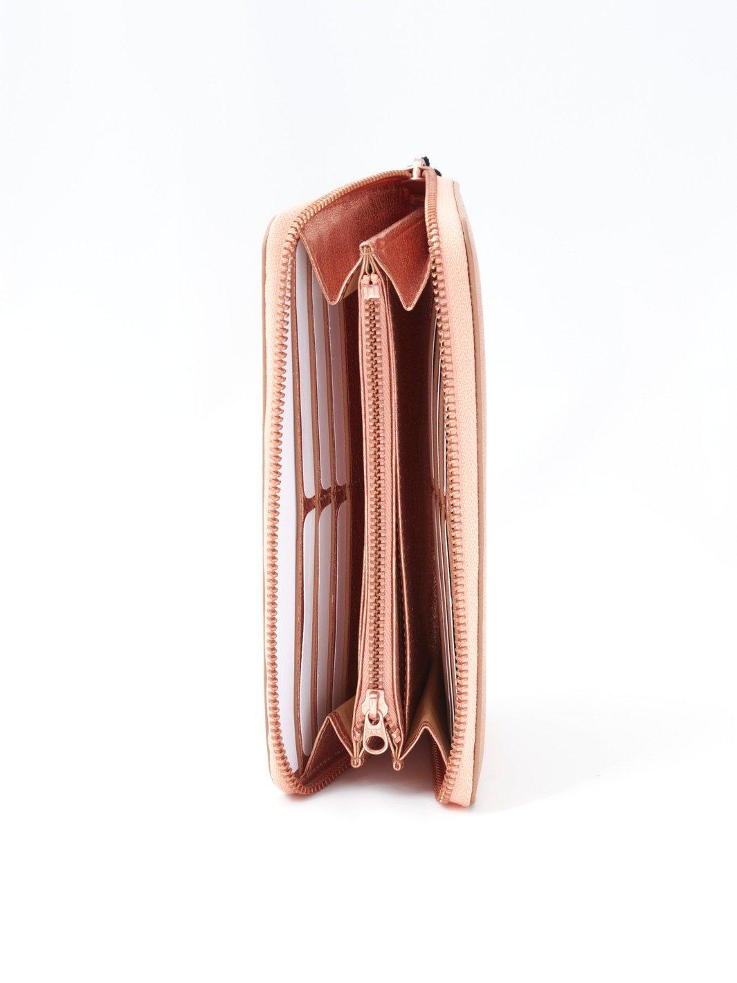 Comme des Garçons rose gold leather wallet, 2010 MR29322.3  Comme des Garçons 