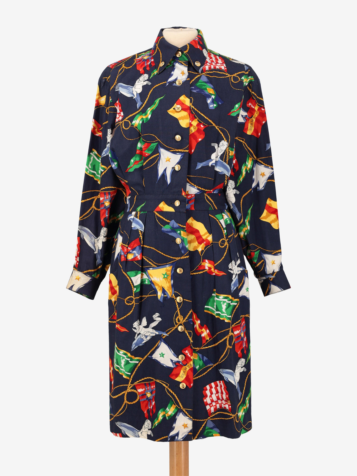 Hermès Patterned Midi Dress