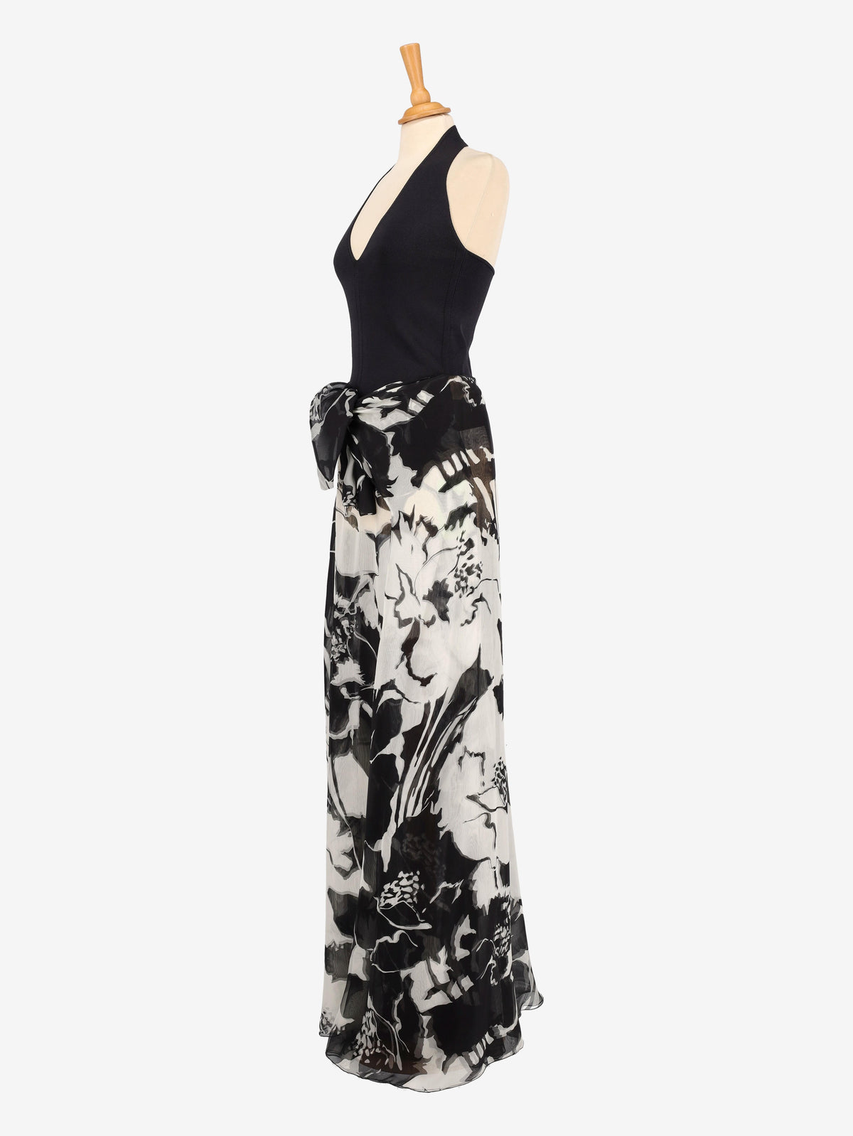 Gonna e top in seta Valentino
