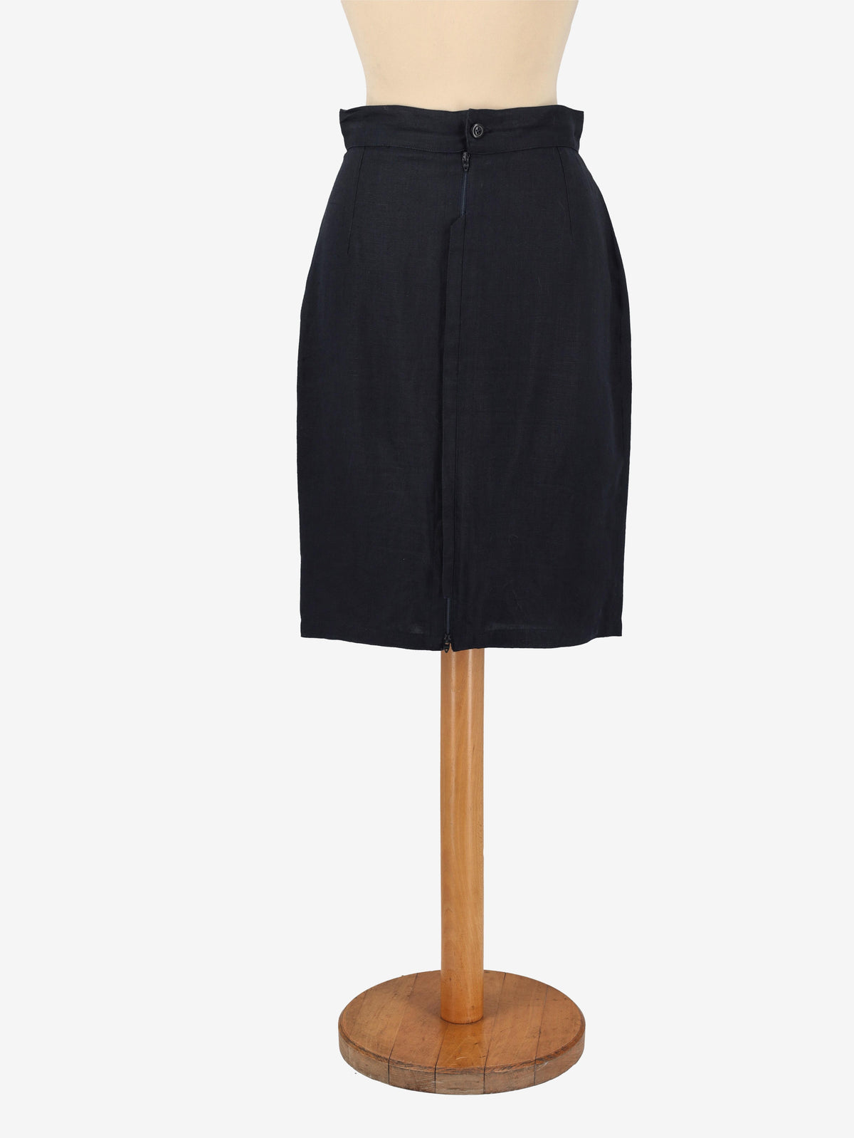 Gianni Versace Linen Pencil Skirt<BR/><BR/> WCV04032025_7  Versace 