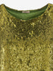 Parosh dress in light green sequins W22110301  Parosh 