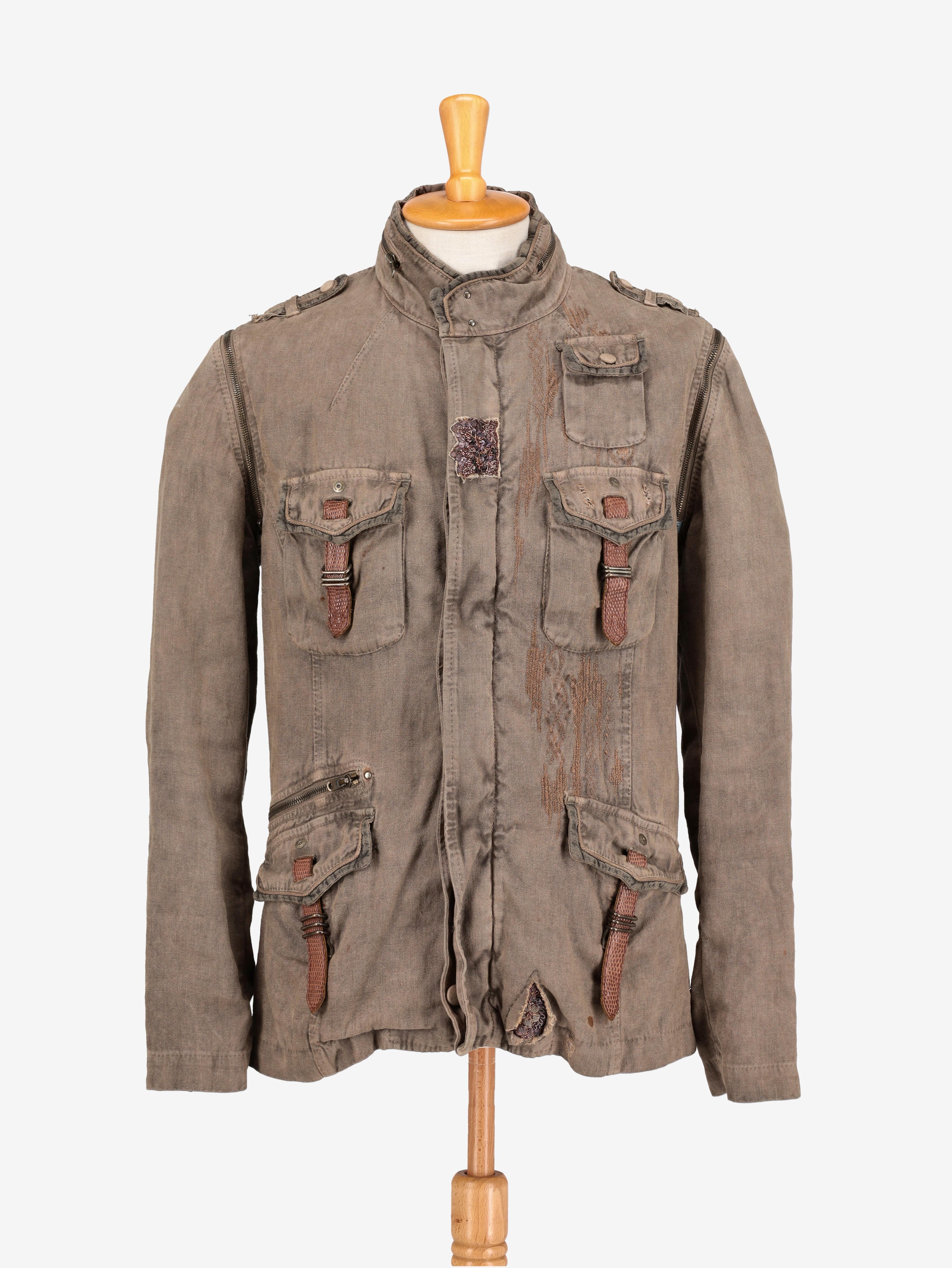 kiminori morishita ジャケット Buy vintage Kiminori Morishita Linen Jacket at Cavalli e Nastri