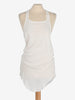 Rick Owens Forever Basic Rib Tank in White Cotton RM290925.24  Rick Owens 