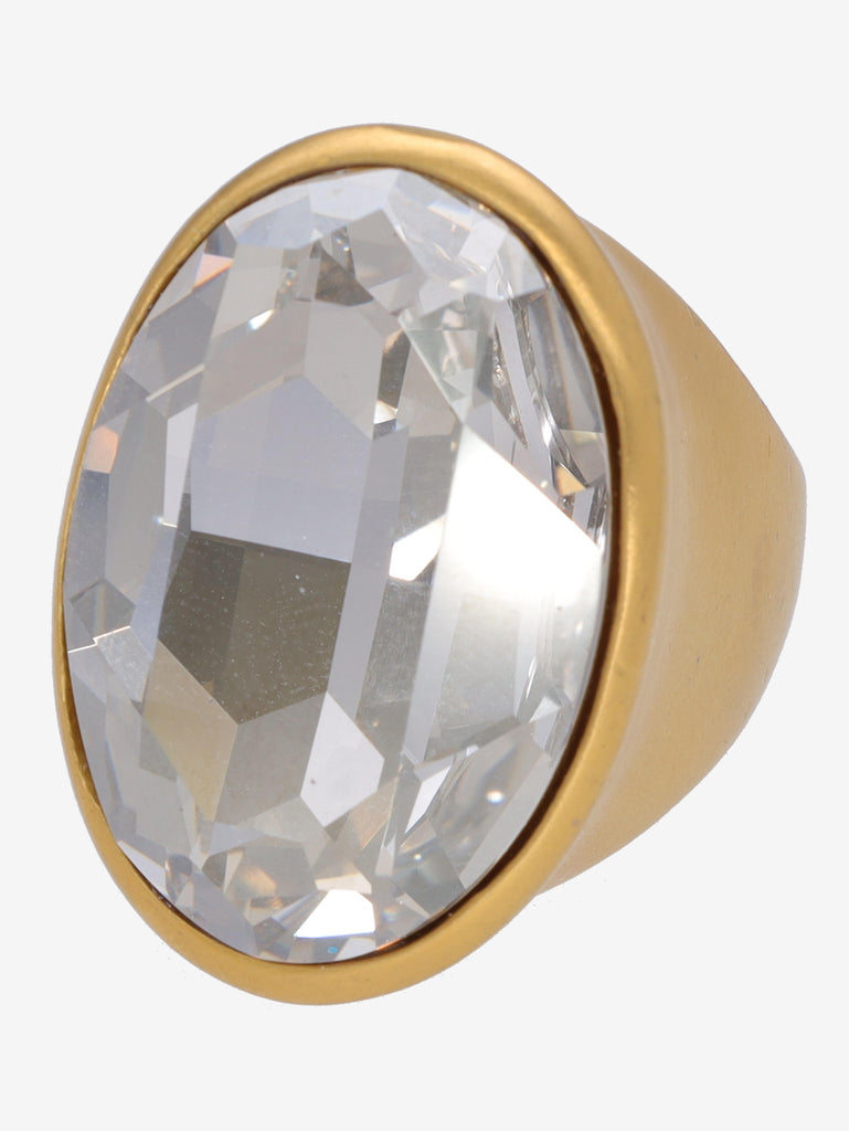 Kenneth Jay Lane Oval Crystal Ring CVR24.1.53  Kenneth Jay Lane 
