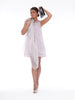 1980s lilac silk chiffon dress from Bianca e Blu Monica Bolzoni CVM15.54.3  Vintage 