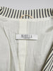 Giacca Marella decostruita Y2K in bianco e nero