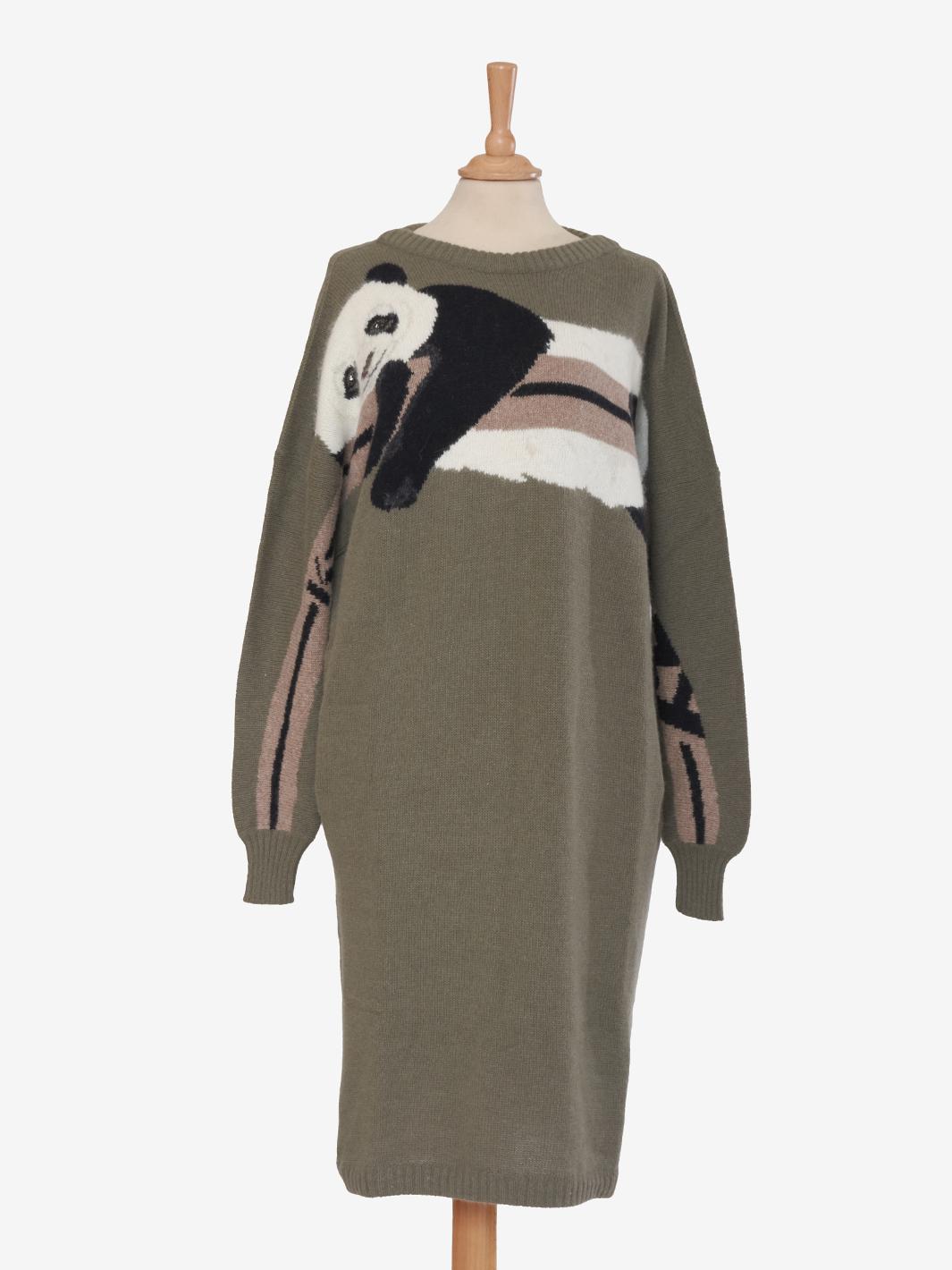 Maglia Krizia con ricamo panda
