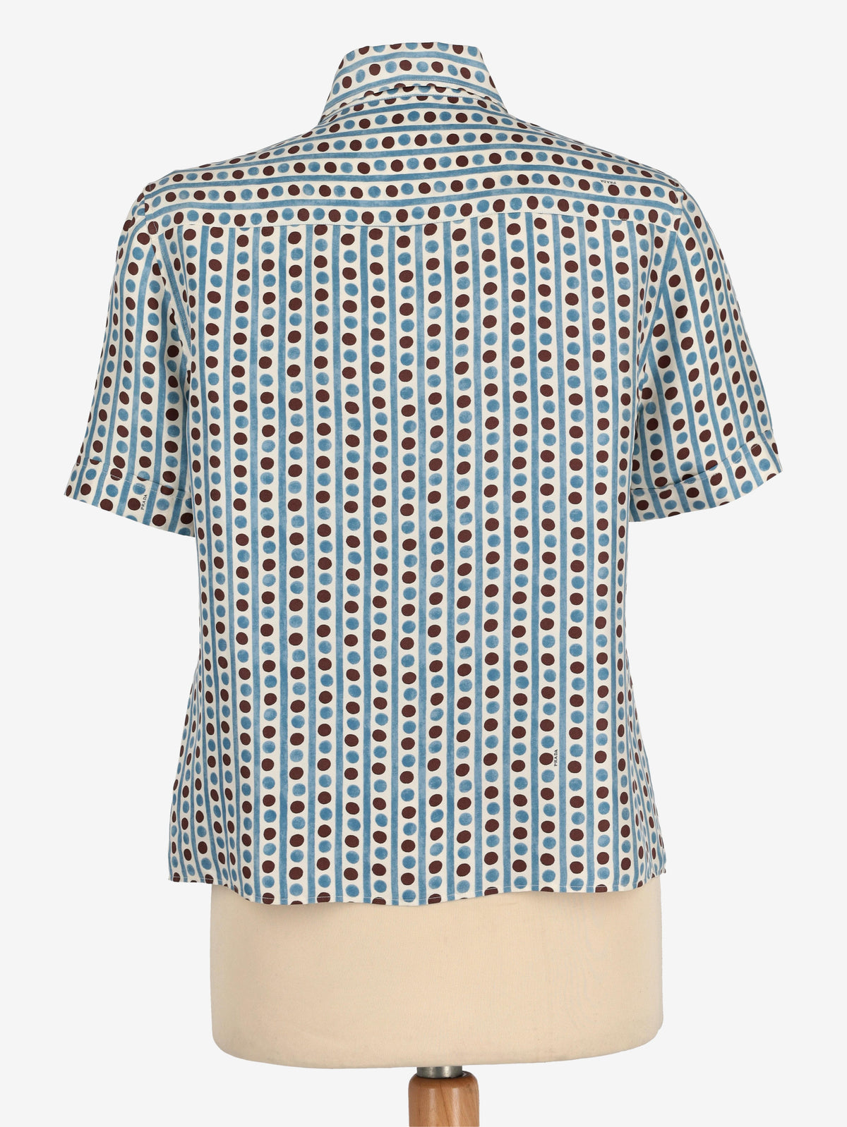 Prada Short Sleeved Geometric Shirt W02122025.2  Prada 