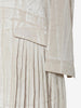 Prada Linen overcoat chalk collection