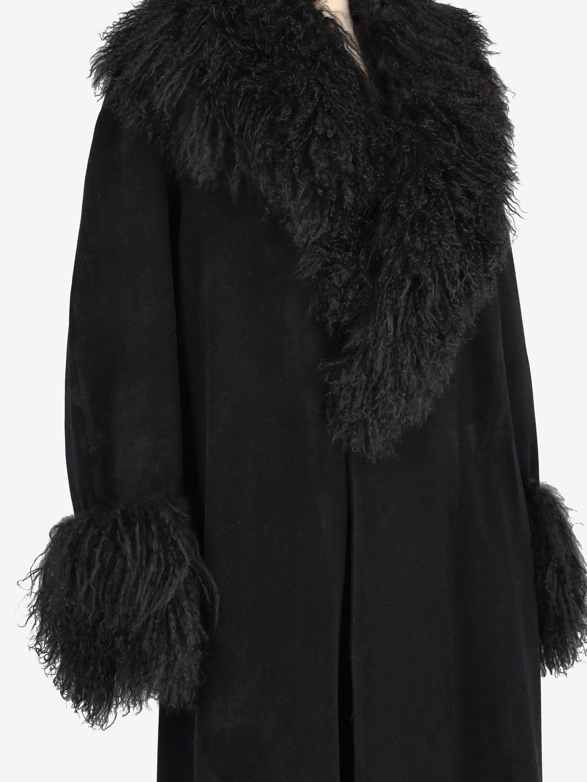 Fendi Wool Coat With Fur W2511.115.23  Fendi 