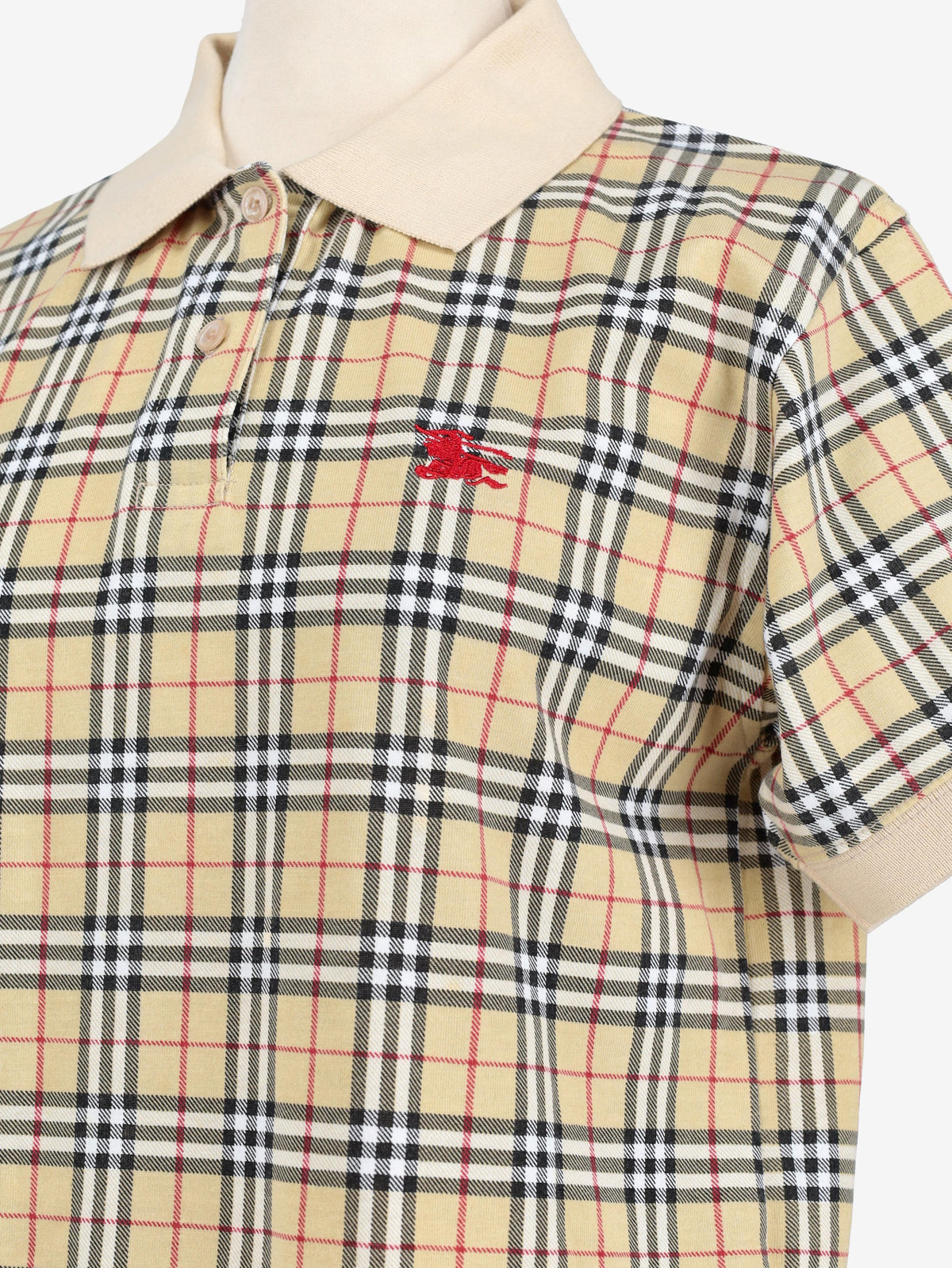 Burberry Check Polo Shirt W24121237  Burberry 