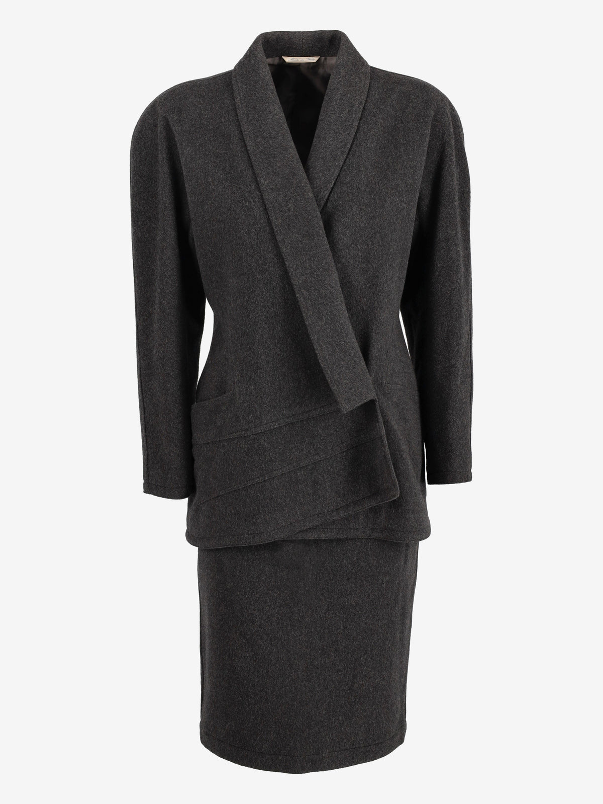 Versace Grey Wool Suit W24121244  Versace 