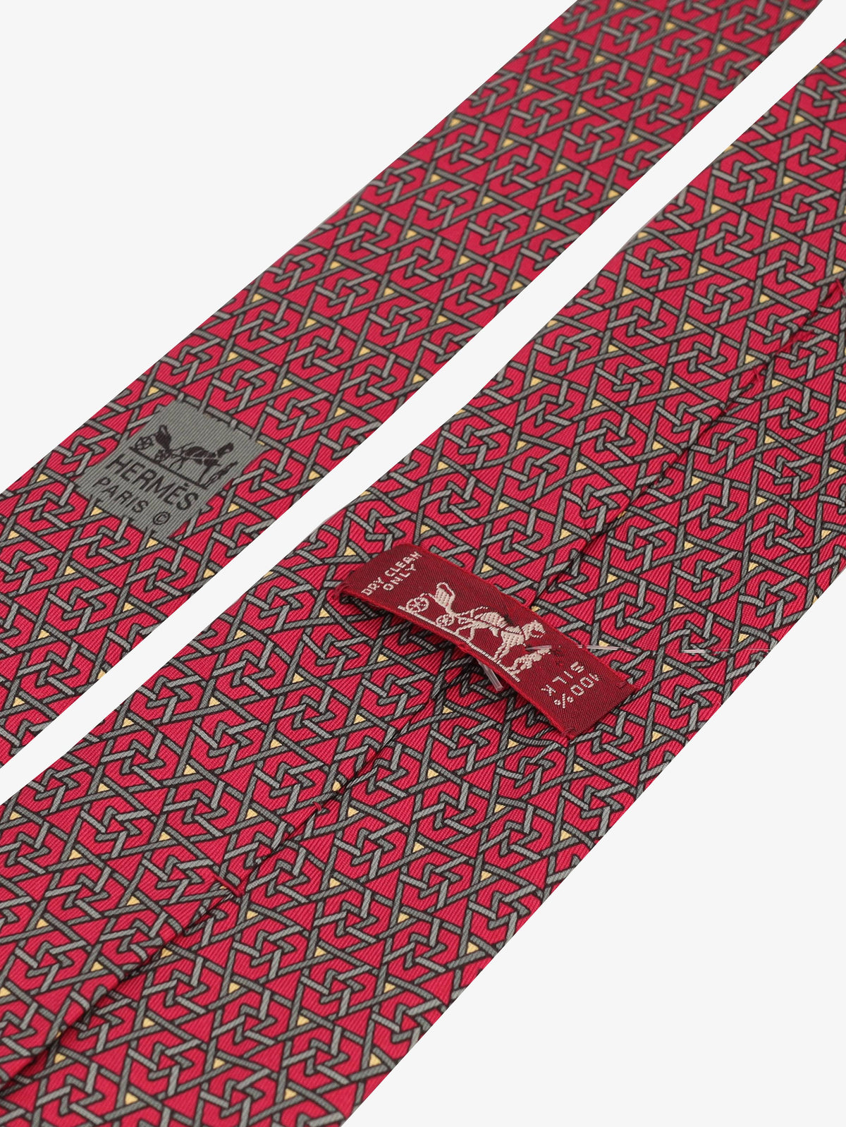 Hermès Patterned Tie 161225.38  Hermes 