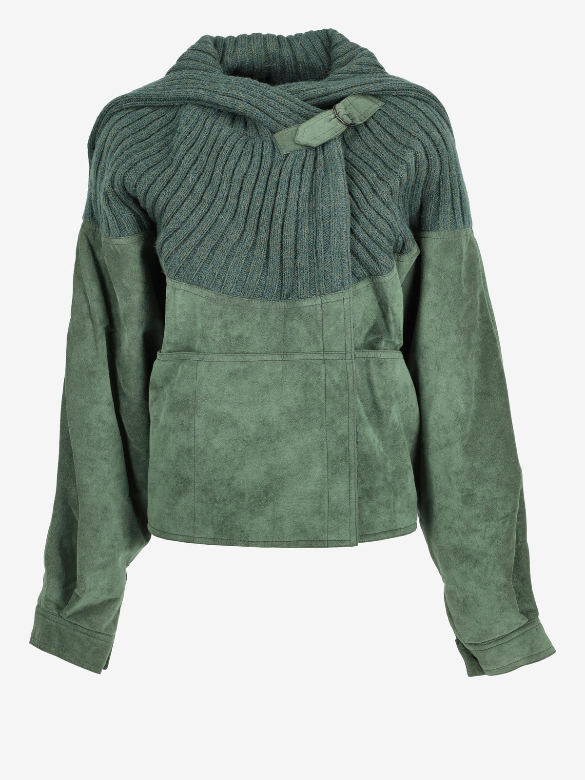 Mondrian Green Wool-Blend Jacket W2511.115.10  Mondrian 