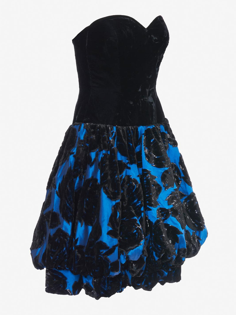Mario Borsato Brocade floral print dress WCV22112902  Mario Borsato 