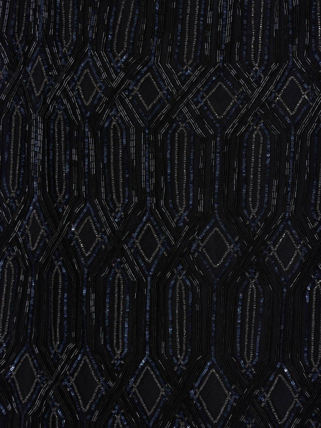 Y2K Valentino black skirt with sequins MR22022022.6  Valentino 