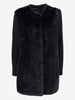 Falconeri Mixed-Texture Coat with Faux Fur Front CVM26.6.130  Falconeri 