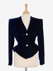 Juanita Sabbadini Blue Velvet Suit
