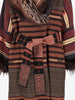 Carlo Tivoli Southwestern-Inspired Woven Coat CVM26.22.69  Vintage 