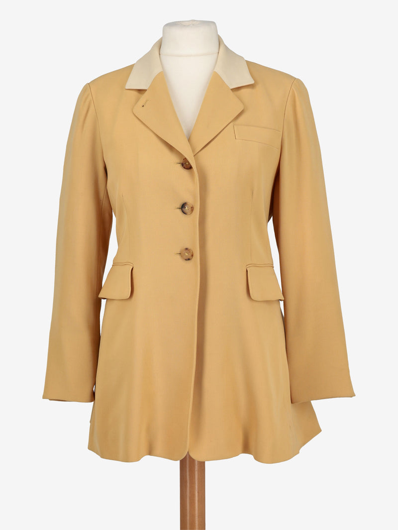 Hermès Yellow Wool Blazer MR200625.22  Hermes 