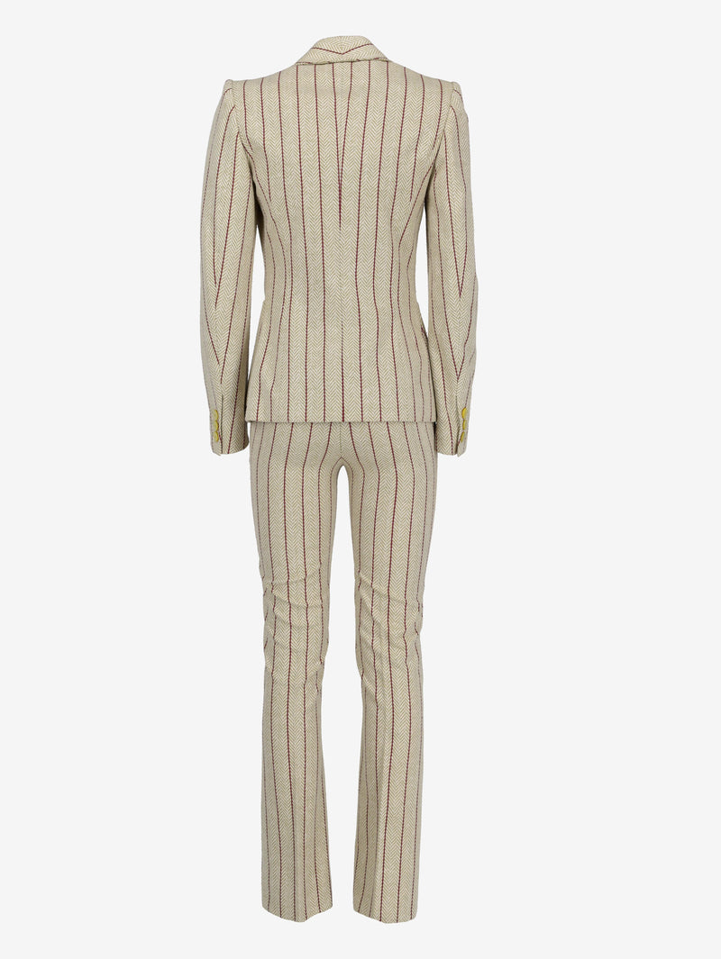 Emanuel Ungaro Striped Suit with Jacket and Trousers W7426.25  Ungaro 