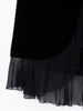 Y2K Armani skirt in black velvet W22060911  Armani Collezioni 