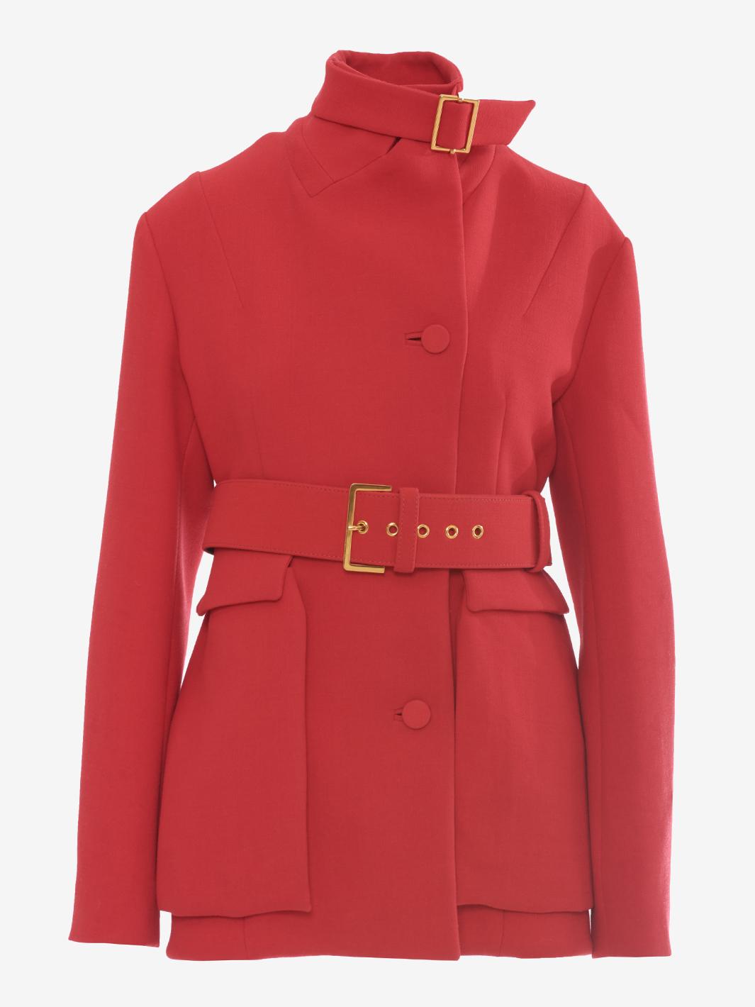 Cappotto Marni in lana rossa