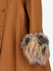 Mario Borsato Coat in Polyester with Fur Inserts CVM26.6.109  Mario Borsato 