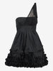 Vintage Sleeveless Mini Dress with Tulle Shoulder Detail WCV26.1.7  Vintage 