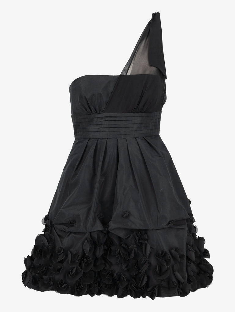 Vintage Sleeveless Mini Dress with Tulle Shoulder Detail WCV26.1.7  Vintage 