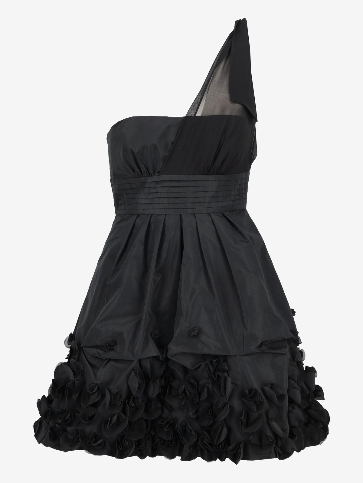 Vintage Sleeveless Mini Dress with Tulle Shoulder Detail WCV26.1.7  Vintage 