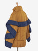 Vintage Gold quilt with blue snake - '00s AR021  Vintage 