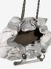 Christian Dior Borsa in pelle bianca con volant